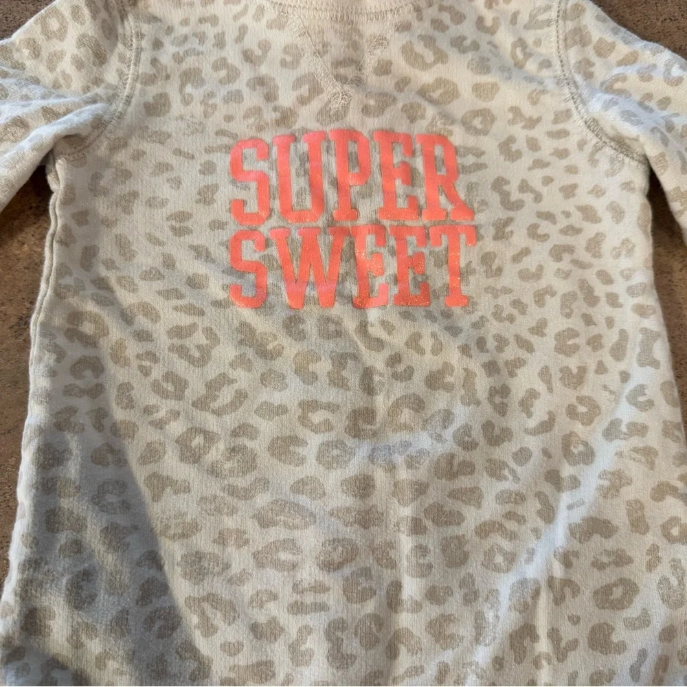 Carter's - Cream Leopard Print Kids One Piece, Size 18M